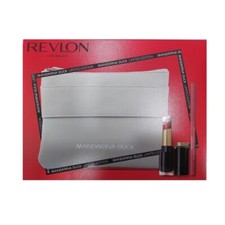 Revlon Pochette Grigia Mandarina Duck Con Rossetto Nude E Matita Labbra Blush