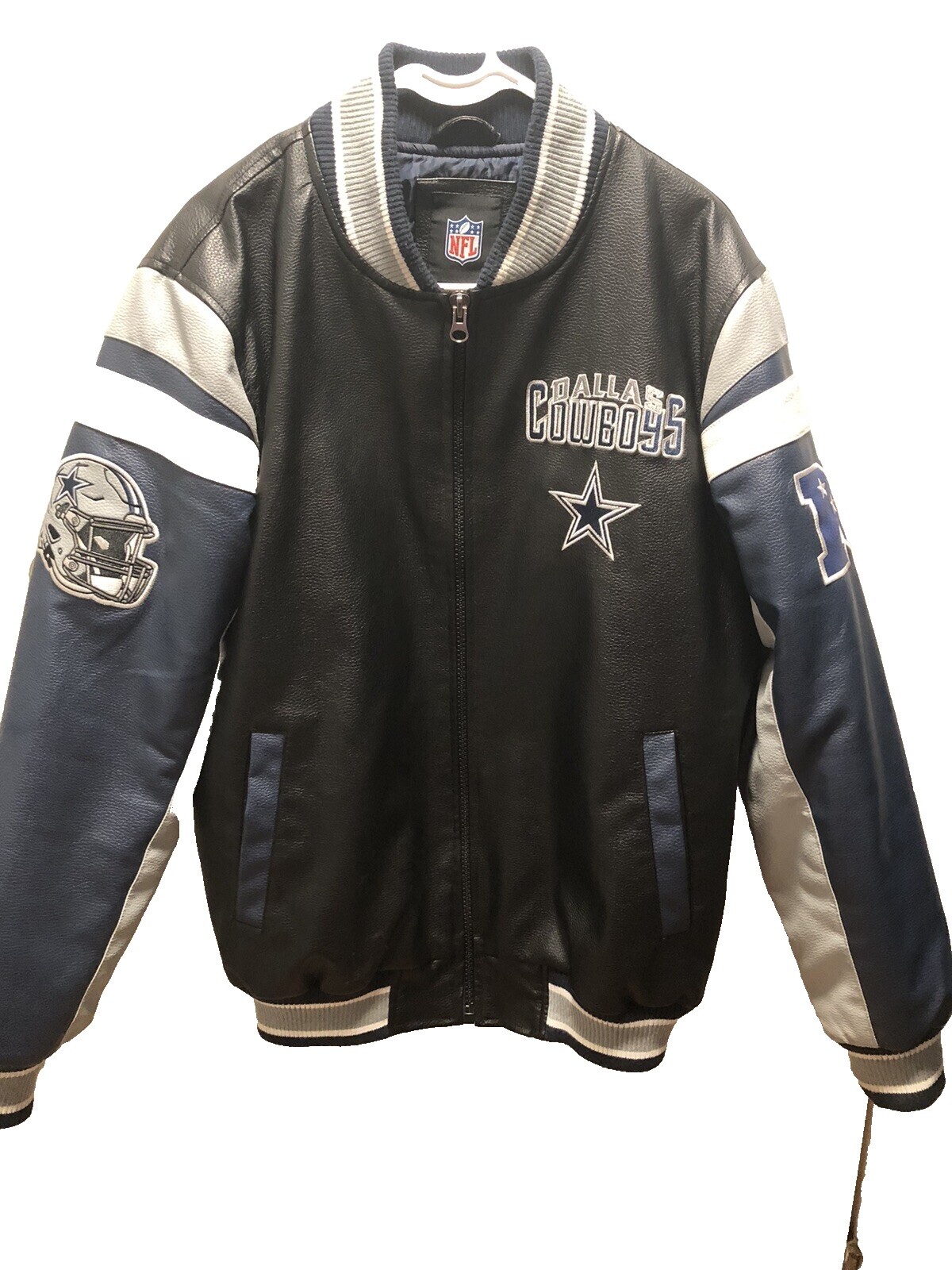 90's ダラスカーボーイ　レザージャケット 90's NFL DALLAS COWBOYS ダラス カウボーイズ レザージャケット