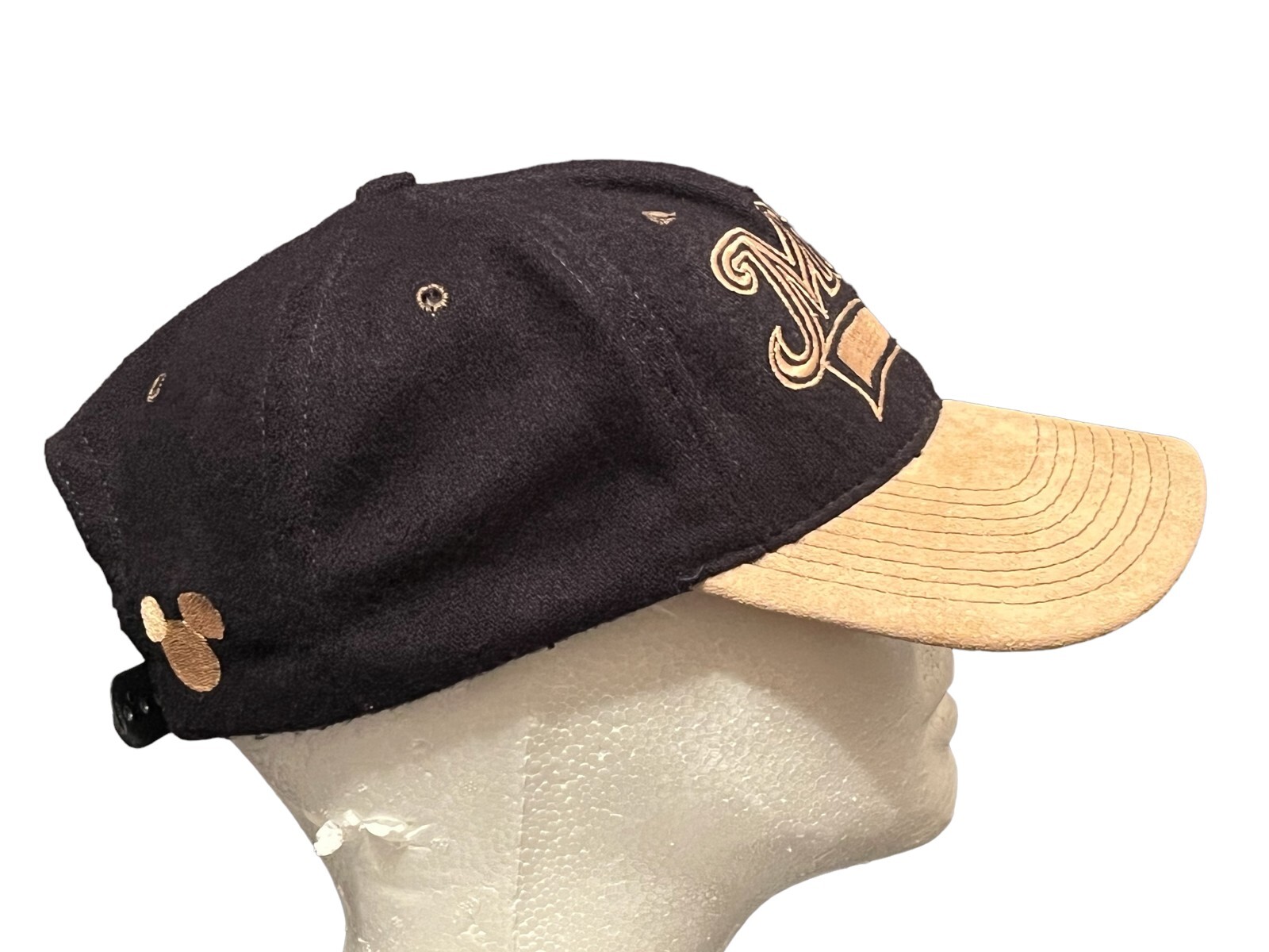 Vintage Disney Mickey Mouse Hat Script Spellout F… - image 3