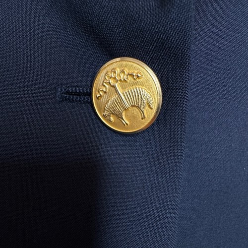 BROOKS BROTHERS Womens Loro Piana Wool Blazer 8 Made in Italy Navy Gold Buttons - 第 5/11 張圖片