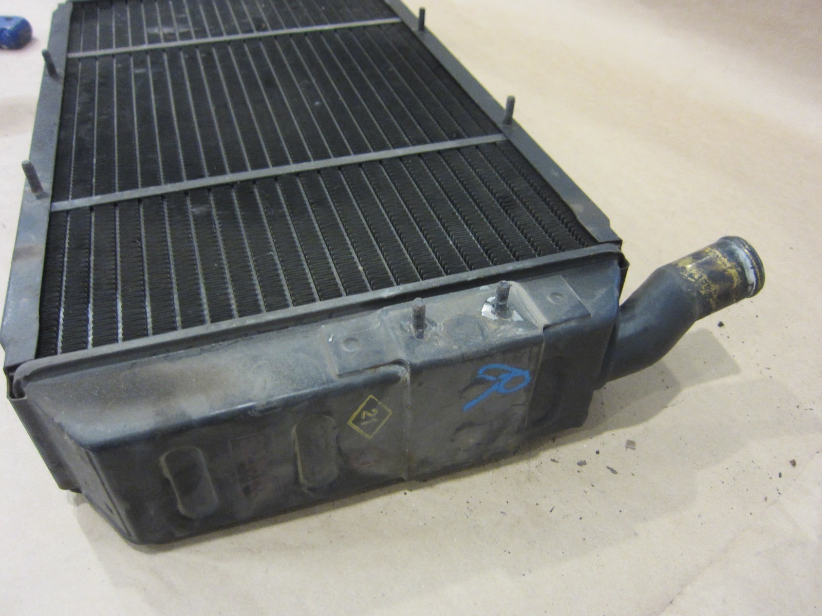 Ferrari Testarossa - RH Water Cooling Radiator. Part# 122967