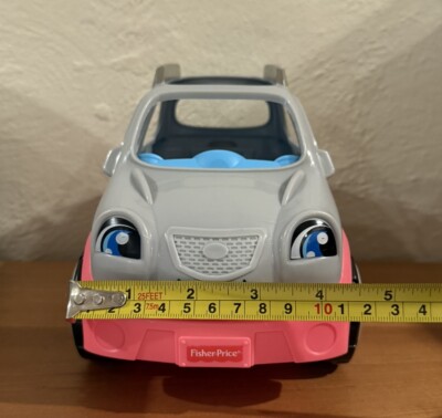 Fisher Price Little People SUV DLF22 Gray & Pink 2015 little kids toy WORKS
