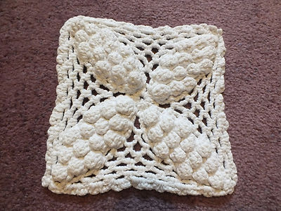 Collectible Handmade Crocheted Pot HolderOff White 6 Inch UNIQUE