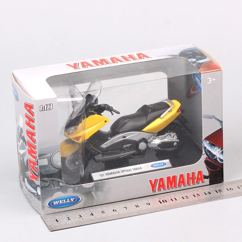 Welly 1/18 Scale 2001 Yamaha XP500 Tmax Motor Scooter Bike Motorcycle Model Toy - Image 3 of 4