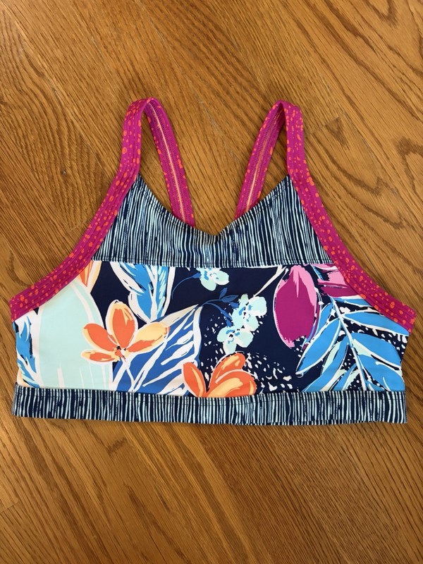 Athleta Girl Paradise Splash Bikini Swim Top XXL / 16 New