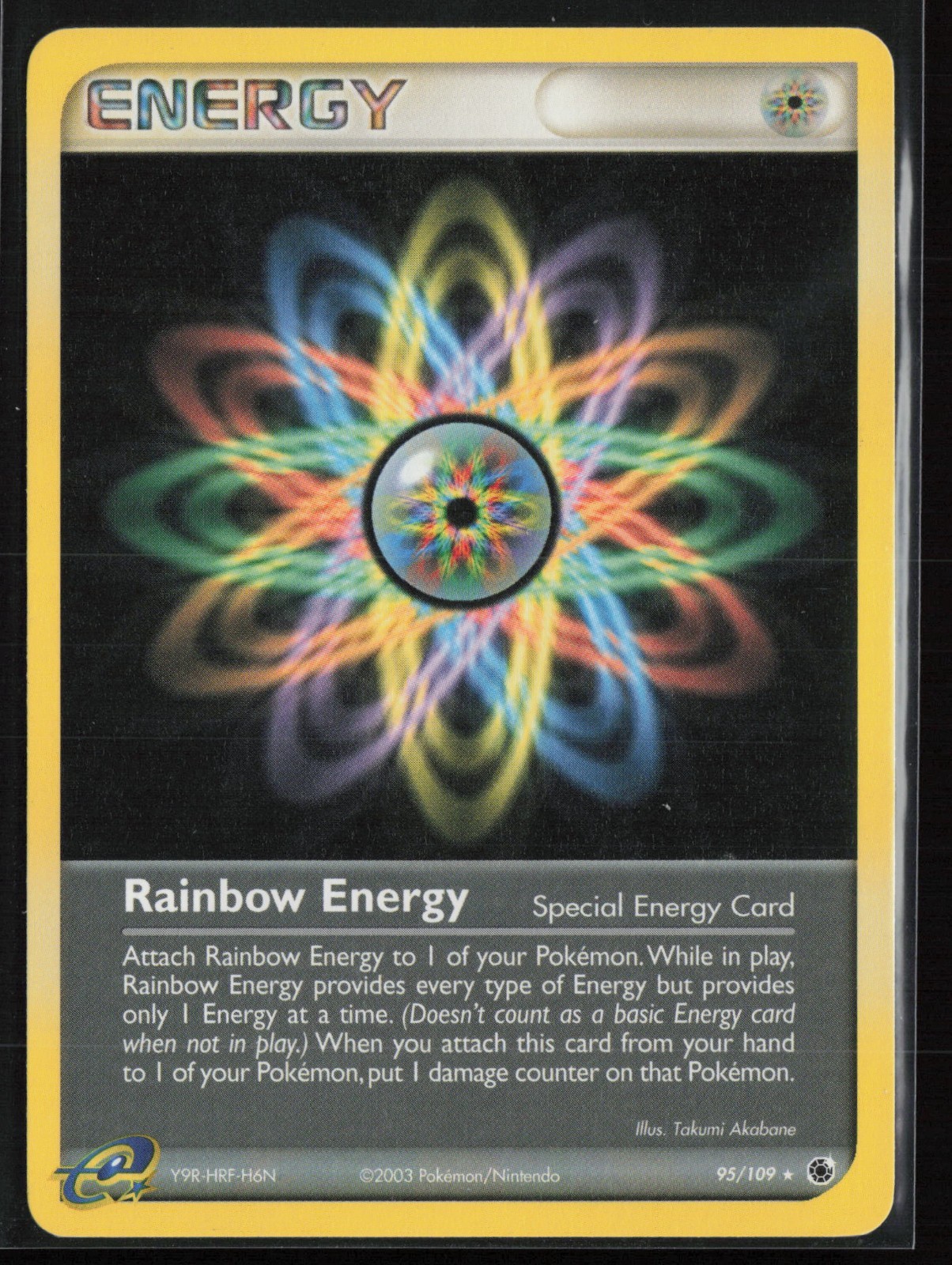 Rainbow Energy 95/109 - EX Ruby & Sapphire - PTCG - NM