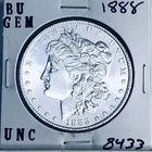 1888 BU GEM MORGAN SILVER DOLLAR UNC MS+++ U.S. MINT RARE COIN 8433