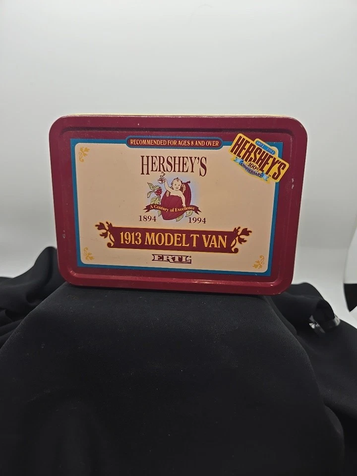 Hershey's 1913 Ford Modelo T Van Camión Coche Banco de Monedas Metal Fundido a Presión 1/43 Ertl 94 Foto 2 de 4