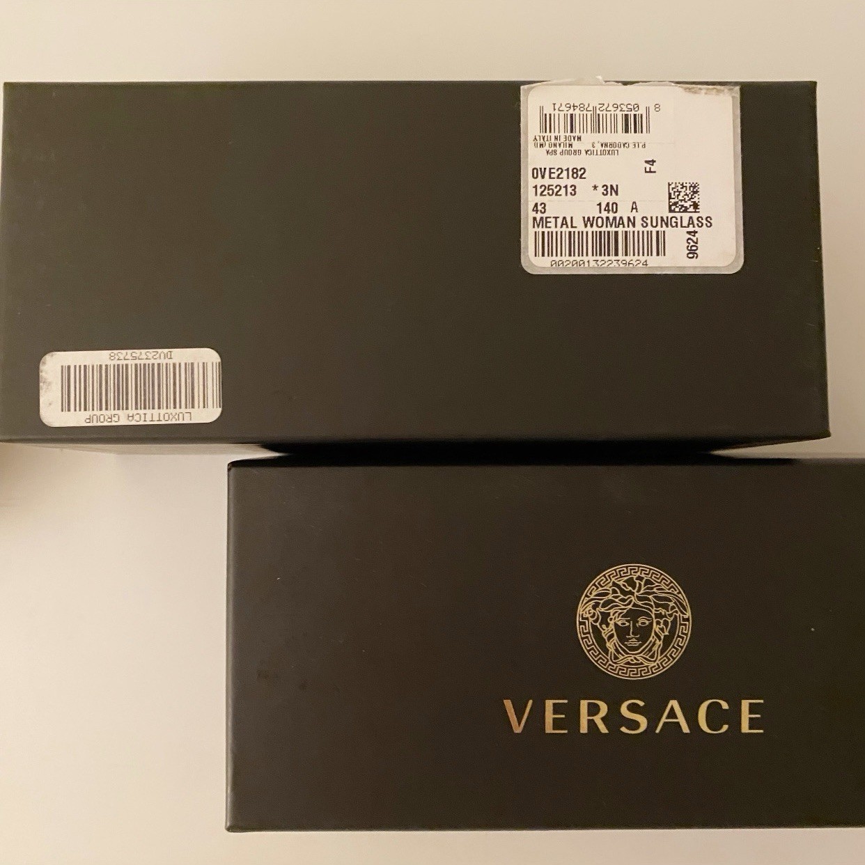 VERSACE | Shield SunglassesGold-Brown Gradient Wo… - image 13