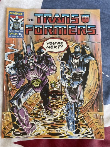 Transformers By Marvel Comics Uk Issue Number 134 October 1987 With Headmasters
