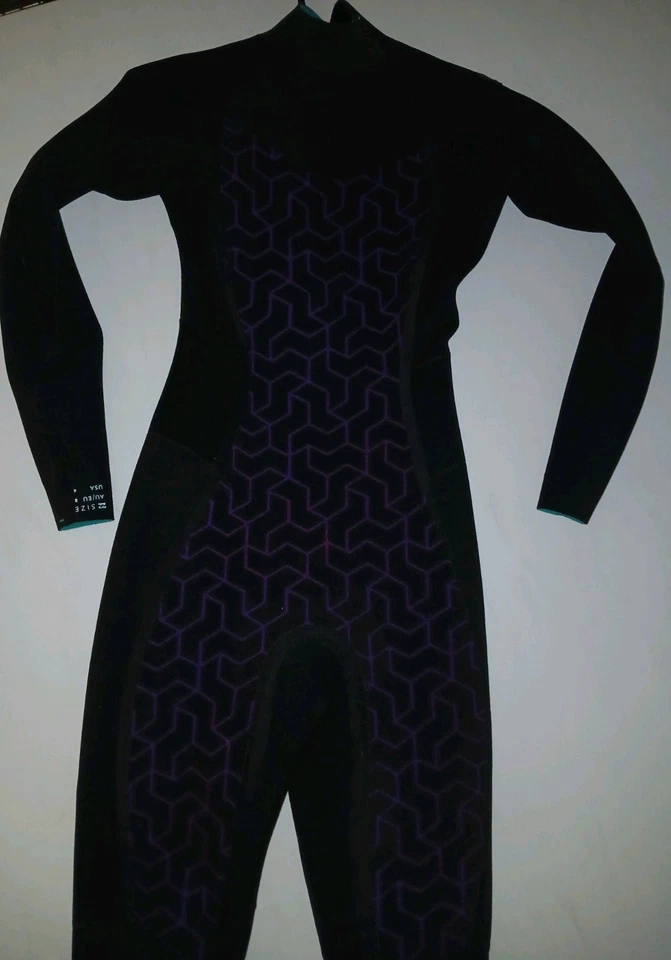 Женский гидрокостюм Billabong для подростков 3/2 сзади на молнии легкий вход - Изображение 4 из 4