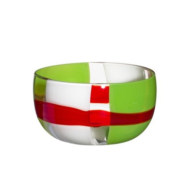 Carlo Moretti Mignon Coppetta LA/RS/VE Murano Glass Bowl 15.5 cm 6.1 in