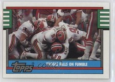 1990 Topps With Disclaimer Jessie Tuggle (No Hashmarks at Bottom) #514 17qs