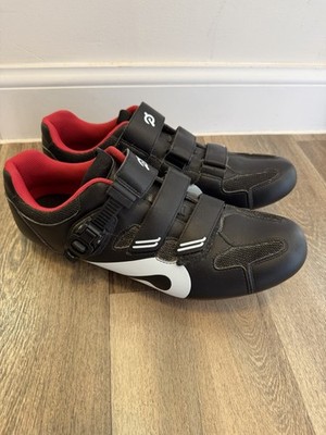  Peloton Fahrradschuhe Größe 12 UK - Schwarz&Rot - Indoor Spin Schuhe mit Stollen EU 47 