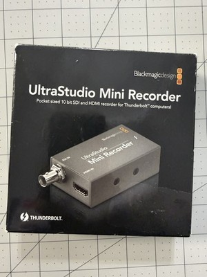 Blackmagic Design UltraStudio Mini Recorder Streaming Device Thunderbolt