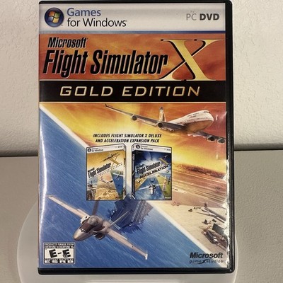 Microsoft Flight Simulator X Gold Edition PC DVD | |Tested | Fast Shipping |