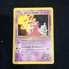 Pokemon Card Gym Heroes Sabrina's Slowbro 60/132 Uncommon LP/NM on eBay