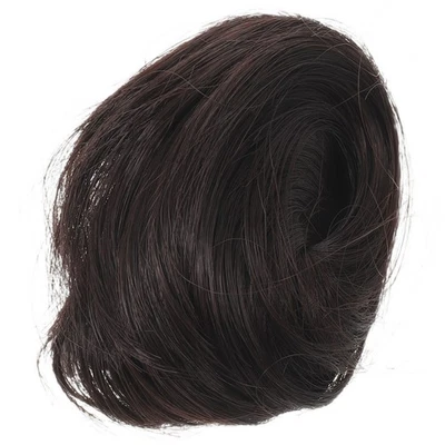 Chignon postiche en forme de donut, extension chignon décoiffé avec pince pour - Photo 1/4