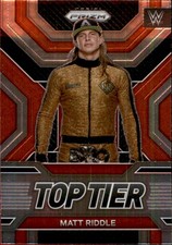 MATT RIDDLE 2023 Panini Prizm WWE #32 Top Tier Professional Wrestling Card