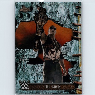2025 Topps Chrome WWE x Cactus Jack - The Rock #75 - Refractor