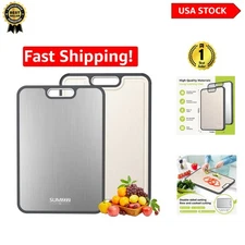 Exquisite Gift-Ready Titanium Cutting Board: Perfect for Home Chefs & Loved Ones