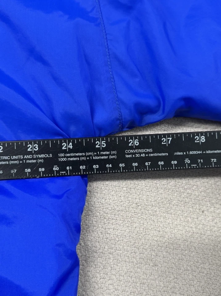Chaqueta cortavientos vintage años 90 Team Springfield Armory para hombre grande azul Foto 4 de 4