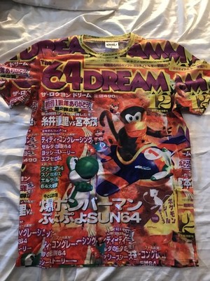 COOL SHIRTZ! Donkey Kong 64 DK64 Graphic Print Men's Crew Neck T-Shirt Size M