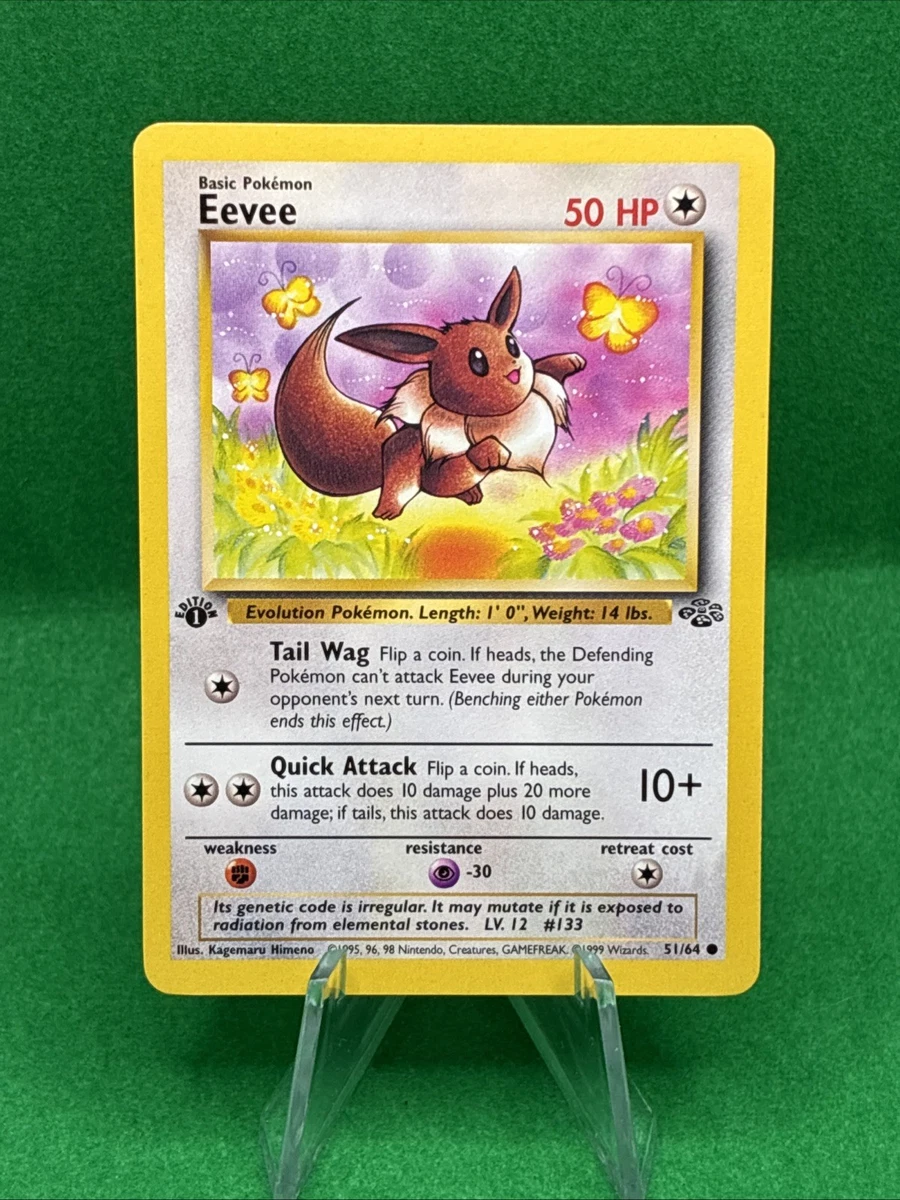 Eevee Pokmon TCG Jungle Common Individual Collectible Card Game Cards for  sale | eBay