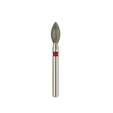 Dental Diamond Football Burs 368/023F Fine Grit Red FG 1.6mm High Speed Turbine