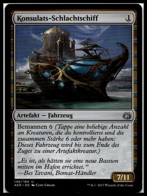 Konsulats Schlachtschiff U Aether Revolt 146 - MTG