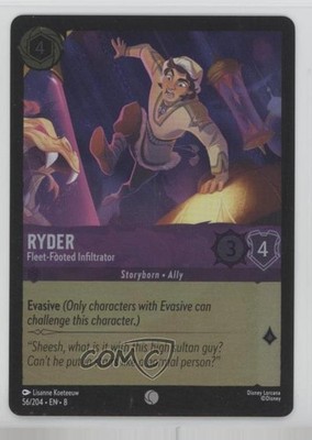 2025 Disney Lorcana - Reign of Jafar 8 Foil Ryder Fleet-Footed Infiltrator #56
