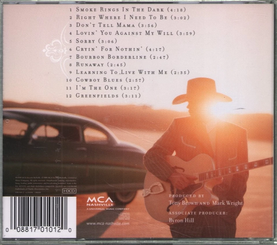 Gary Allan Smoke Rings In The Dark CD Deutschland MCA Nashville 1999 1701012 - Bild 2 von 2
