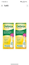 Debrox Ear Wax Removal Drops Pack of 2 Microfoaming Ear Cleaning Solution