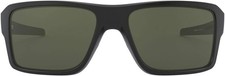 Oakley Double Edge Sunglasses - Matte Black / Dark Grey - Authentic New