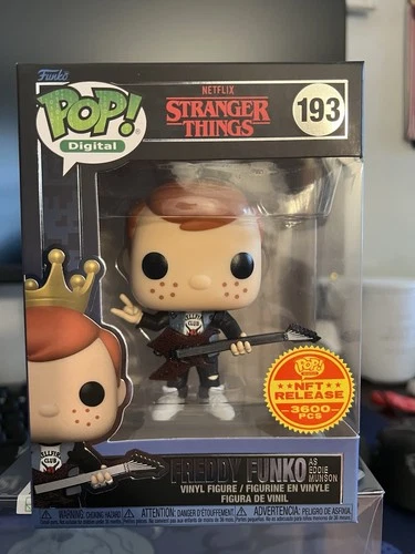Stranger Things Funko Pop! Freddy Funko as Eddie Munson #193 Digital W/Protector