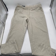 Vintage Polo Ralph Lauren Prospect Pants Mens 36x30 Beige Cotton Y2K 90  s Flat F
