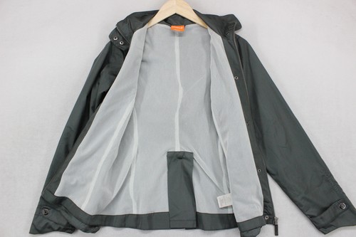 Chaqueta ligera Merrell para mujer talla S gris con capucha forrada de malla cremallera completa - Imagen 4 de 15