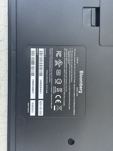 Bloomberg STB100 Wired USB Black Keyboard USED - 第 8/11 張圖片