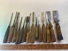 Vintage higher quality chisels USA etc clearence Lot C