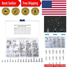 800Pcs Tiny Screws for Electronics, Micro Small Pan Head Machine Screws Assor...