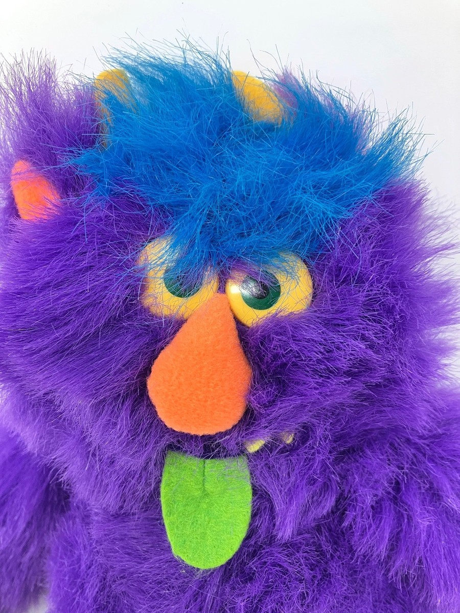 Gecho Loopsynth plastic shell Purple 中古 Vintage 80s Russ Berrie Weirdo Willy Purple Monster SuctionCup