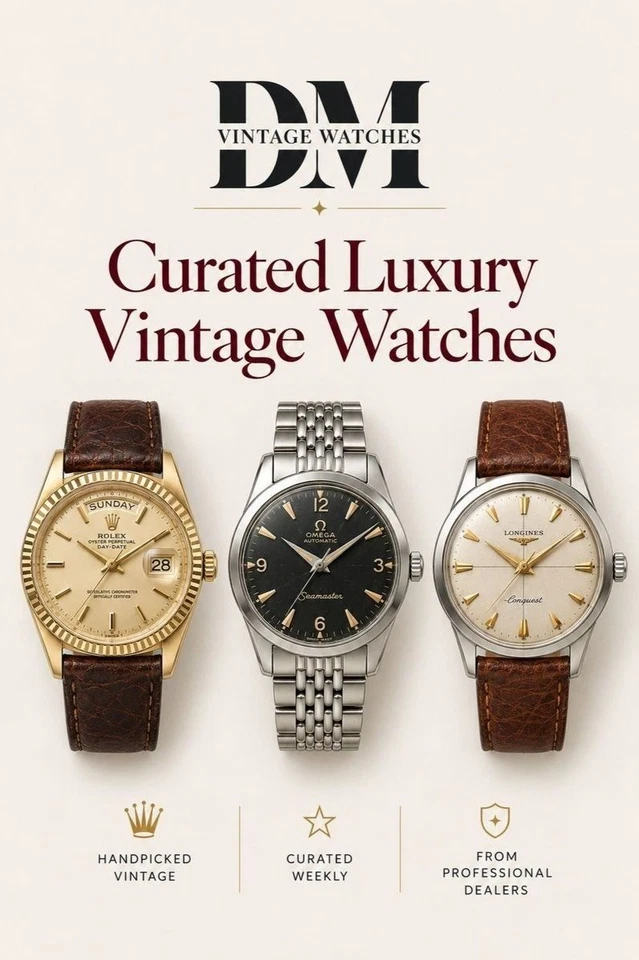 Vintage Watches - Rolex, Omega, Longines etc