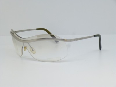 Vintage Romeo Gigli Sonnenbrille RG 543/S BP1 gebürstet silber mit grauen Gläsern Y2K