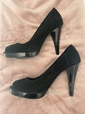 New Zara Heels Size 40 UK 7 Black