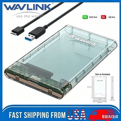 2.5 Inch HDD/SSD Case Reader USB3.0 to SATA III External Hard Drive Enclosure