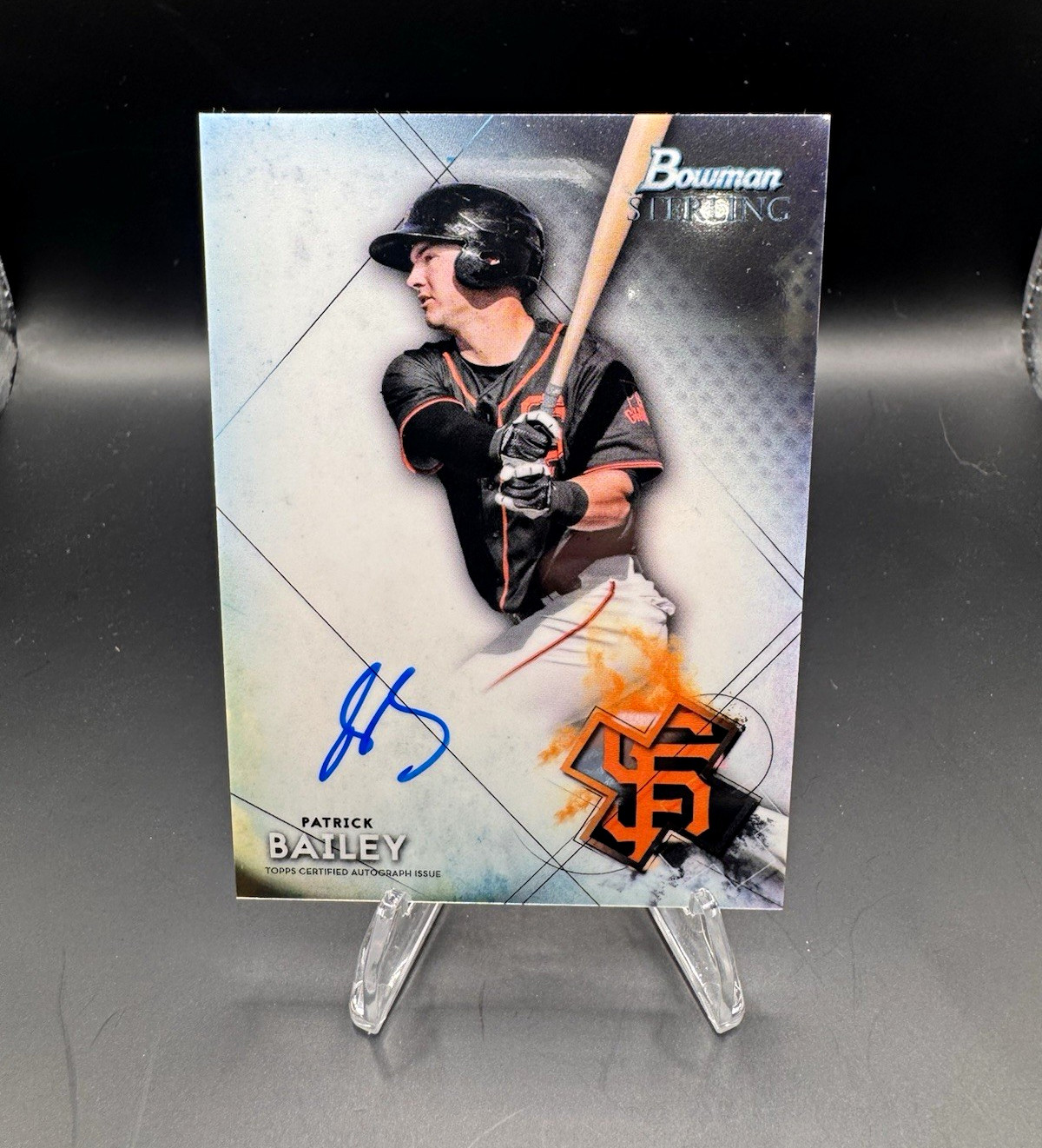 Topps 2021 Bowman Sterling Patrick Bailey Prospect Autos RC Auto Giants #BSPA-PB