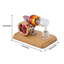 Stirling Motore Modello Free Pistone Fisica Scienza Esperimento Giocattolo per Birthda SET