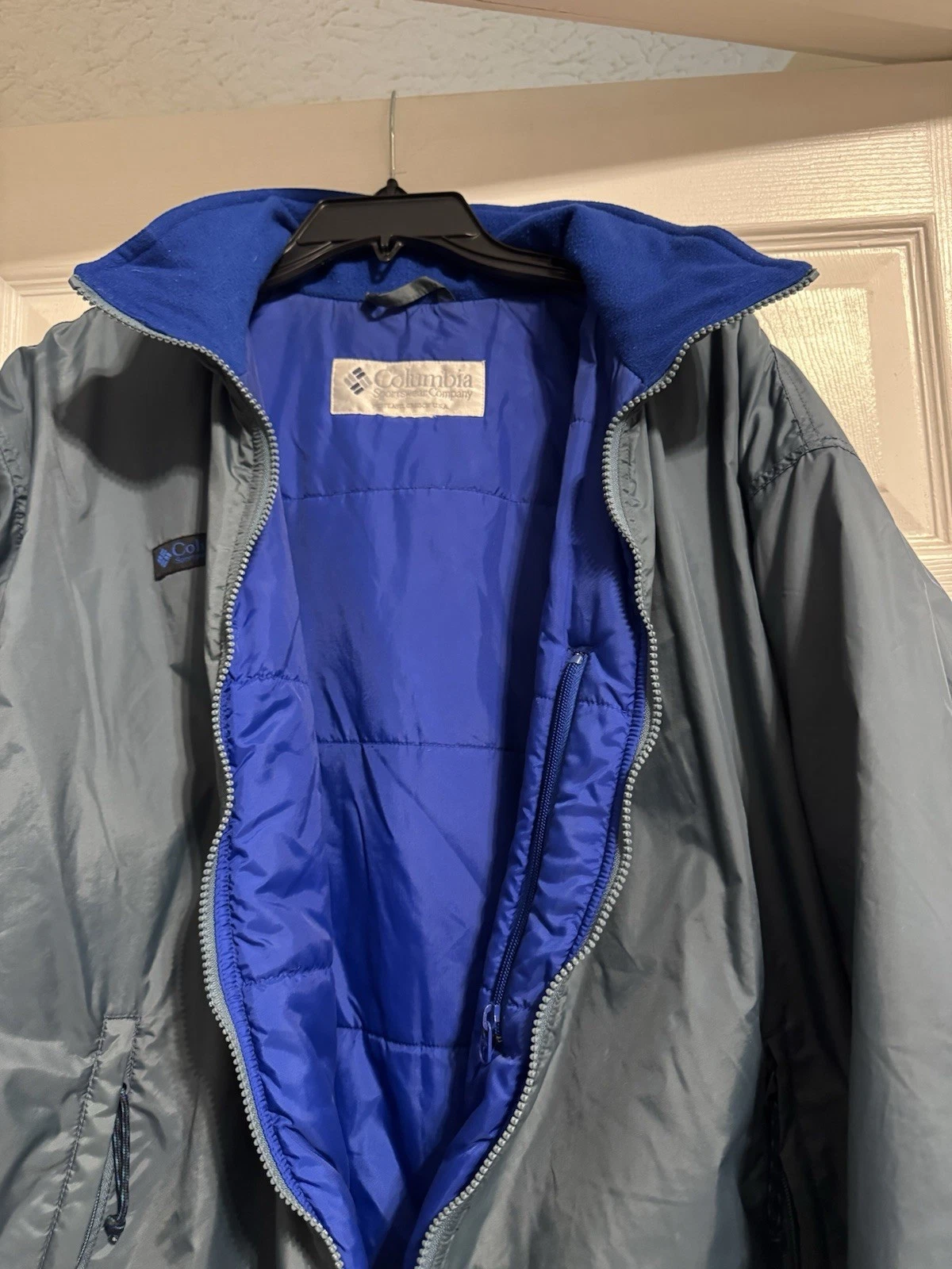 Vintage Columbia Jacket WATERPROOF Medium Coat Teal/Blue- Very nice!! image 5