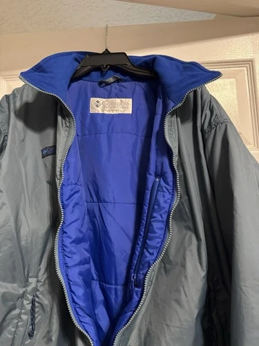 Vintage Columbia Jacket WATERPROOF Medium Coat Teal/Blue- Very nice!! image 5