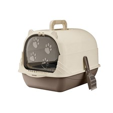 XL Extra Large Enclosed Cat Litter Box and Litter Scoop Anti-Splashing